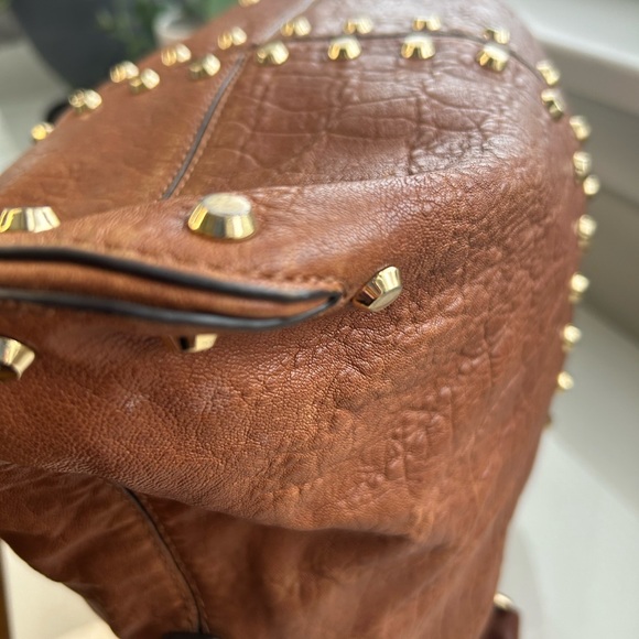 🔥🔥🔥GORGEOUS MICHAEL KORS VINTAGE Camel Colored Pebbled Leather Handbag!🤩🤩🤩 - Picture 12 of 13